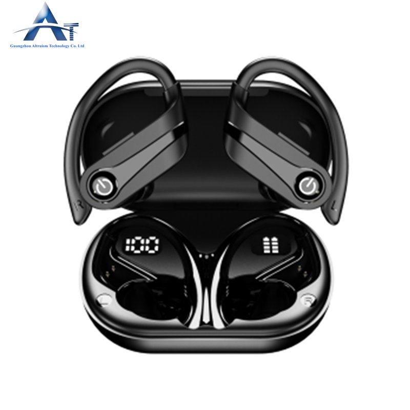 Black Color Wireless YYK-Q63 Waterproof 3D Stereo Clear Calls Low Latency Noise Cancelling Wireless Earphones For Outside
