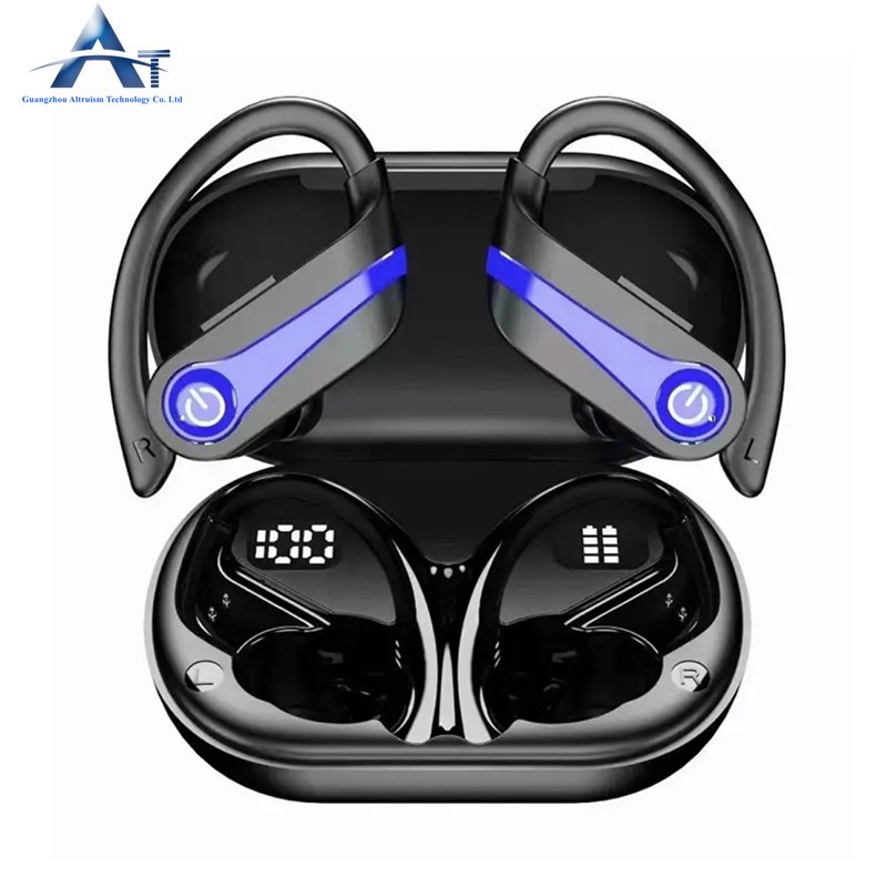 Black Color Wireless YYK-Q63 Waterproof 3D Stereo Clear Calls Low Latency Noise Cancelling Wireless Earphones For Outside