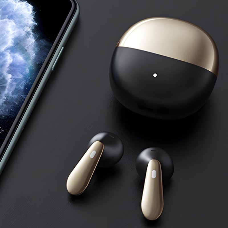 New High Quality J12 Real ANC + ENC Tws Earphones Dual Noise Canceling HD Call Low Latency Wireless Earbuds In-ear Headphones