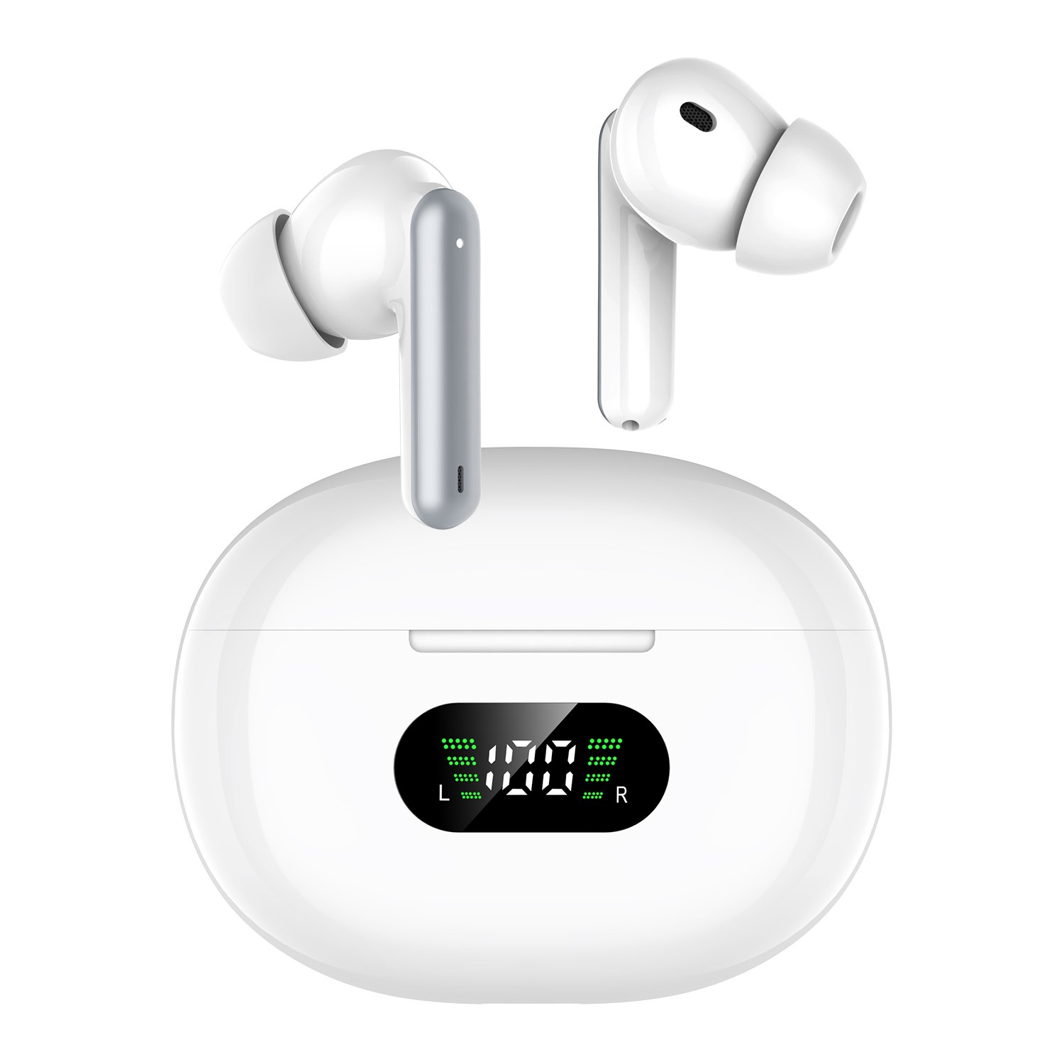 Led Digital Display Anc Enc Wireless Earbuds Bluetooth Oem Tws Earphones