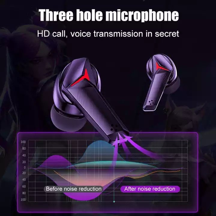 Earbuds Wireless TWS Wireless T33 In-ear Gaming Earphones For Mobile Phone