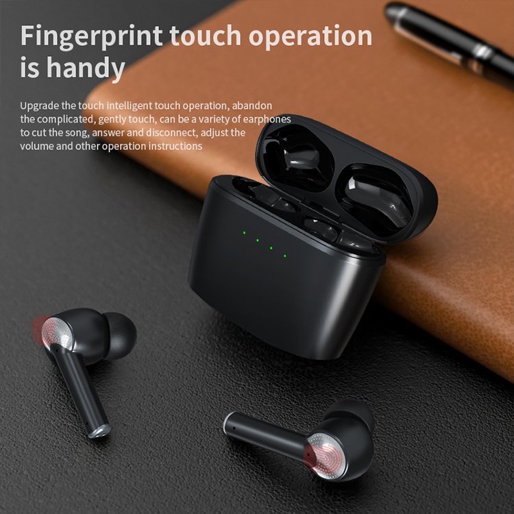 True Wireless Headphones Gaming Headset Earbuds Waterproof Noise Reduction Earphone Noise Cancelling ANC ENC Blackpods J8 Twins