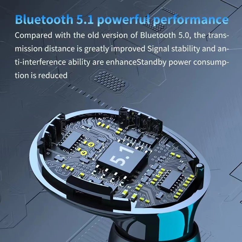 9D TWS Earphone Touch Control Wireless Earphones Stereo Bass Headphone LED Digital Display Headphone Audifonos M10 TWS Earbuds