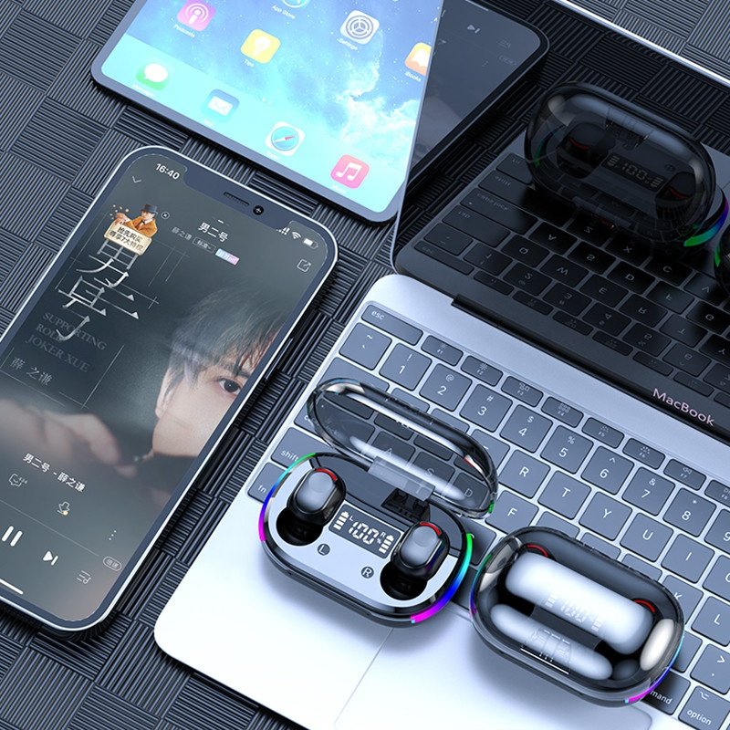 Lonvel Free LOGO New Style TWS Wireless Earbuds Earphones Wireless Top Seller In ear Headphone K10 TWS LED Digital Head Phone