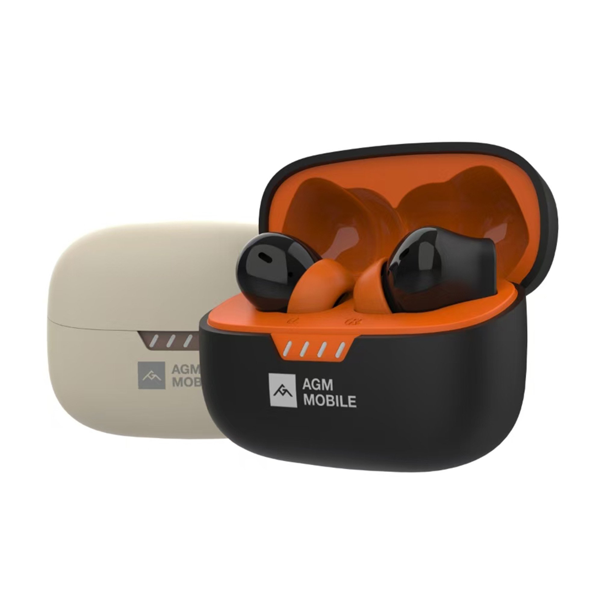 AGM BUDS 3 Bluetooth v5.4 400mAh ≥10m Bluetooth range ANC ENC Noise Cancelling TWS Earphones Headphones Type-C earphones Earbuds