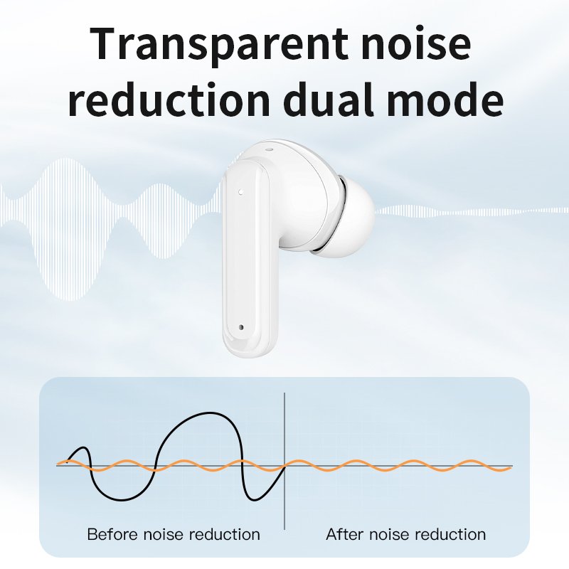 High Quality New Type C Intelligent Noise Cancelling True Wireless Stereo Headset Earphones For Sports Gaming Tws Earbuds