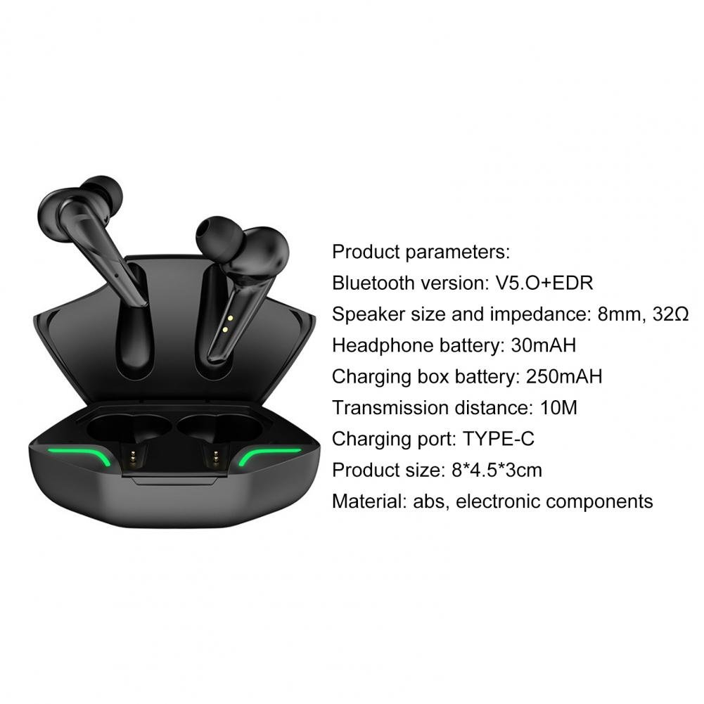 low latency tws bt5.0 wireless wiresto gamer headphones game headsets tws earbuds mobile smartphone gaming earphone