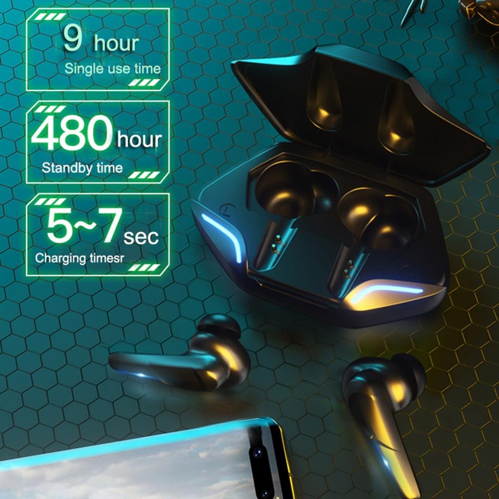 low latency tws bt5.0 wireless wiresto gamer headphones game headsets tws earbuds mobile smartphone gaming earphone