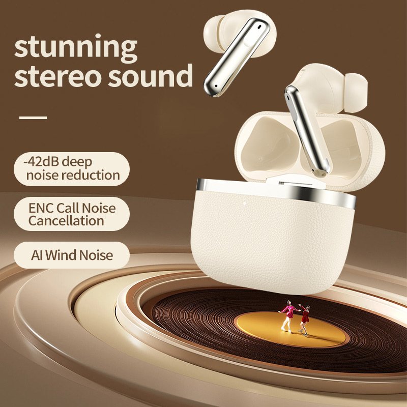 P102 Wireless Earbuds In-Ear ANC 6 Mic Hybrid 5.4 Noise Cancelling Tws Earphones & Headphones Type C Handfree Earbuds Ecouteur
