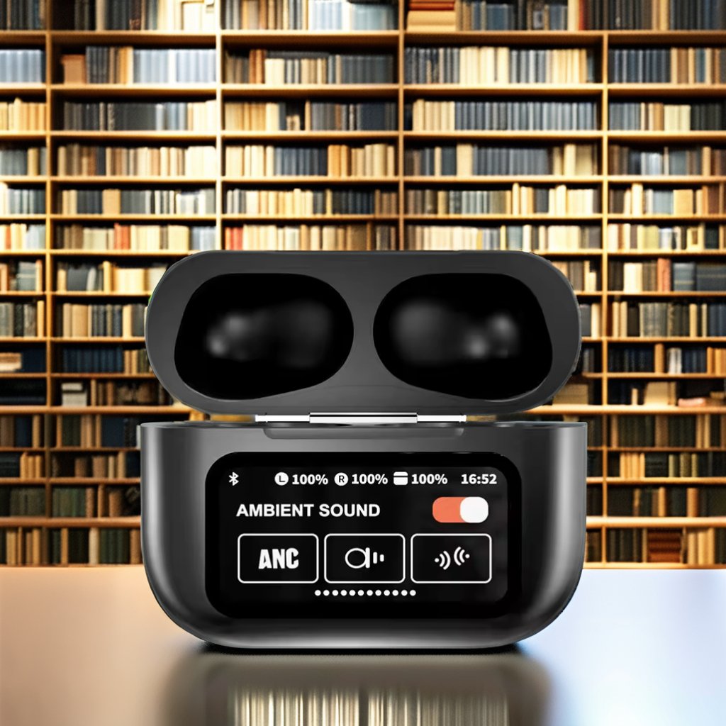 Hot Selling A9 PRO TWS Earbuds with Color LED Screen ENC Active Noise Cancelling Headset