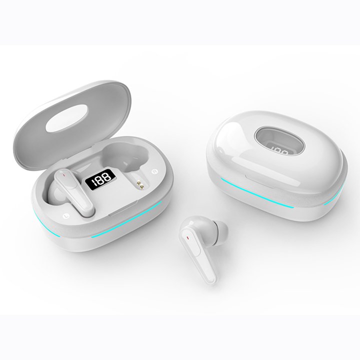 Plus70 Plus 70 ANC ENC Tws V5.4 Earphones With LED Display True Wireless Stereo Headset Noise Cancelling Headphones