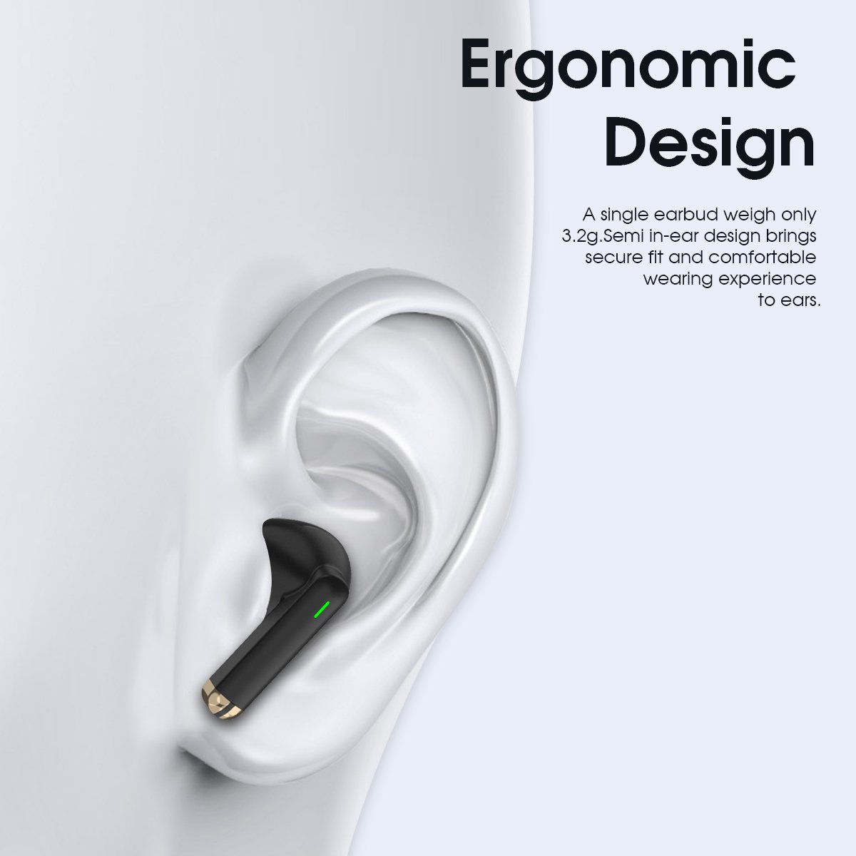Best seller TWS True Wireless Earbuds Headset BT 5.3 ENC Noise Canceling Earphones fast pairing Type c with voice assistant