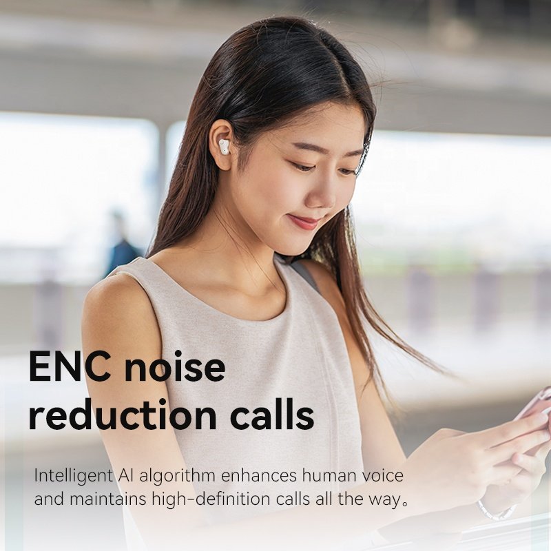 SANSUI W97 True Wireless Earbuds Intelligent Call Noise Reduction Waterproof and Sweatproof Stereo Sound Half-in-Ear Headphone
