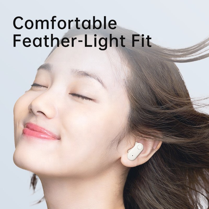 SANSUI W97 True Wireless Earbuds Intelligent Call Noise Reduction Waterproof and Sweatproof Stereo Sound Half-in-Ear Headphone