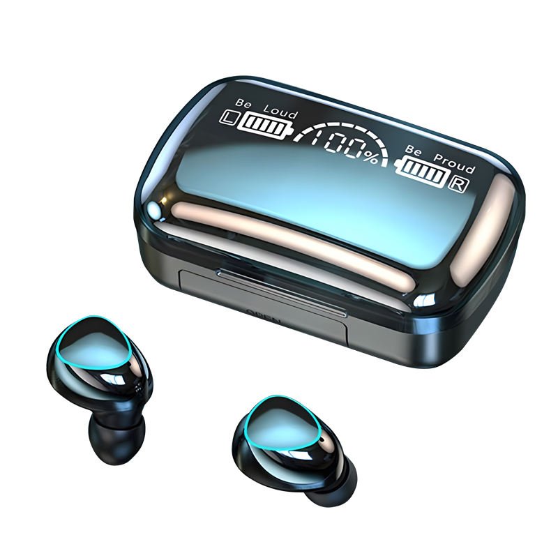 M10 New Arrival Tws Earphones Call Tws Earbuds Digital LED display m10 Sports gaming Wireless Power bank Speaker Headphones 2024