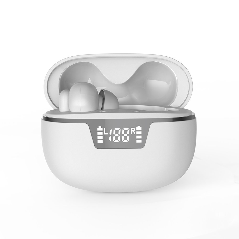 KVANCE wireless earbuds with LED digital display BT5.3 TWS OEM ODM earphones Manufacturer tws hifi earphone