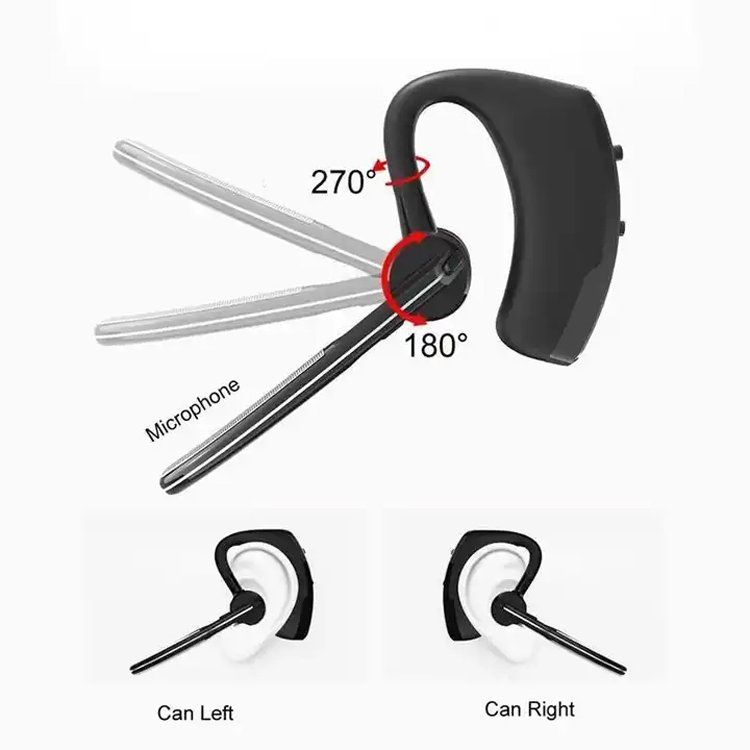 Factory discount Wireless Headset Microphone Ear Hook Business Single Ear Earphone Fones De Ouvido Sem Fio
