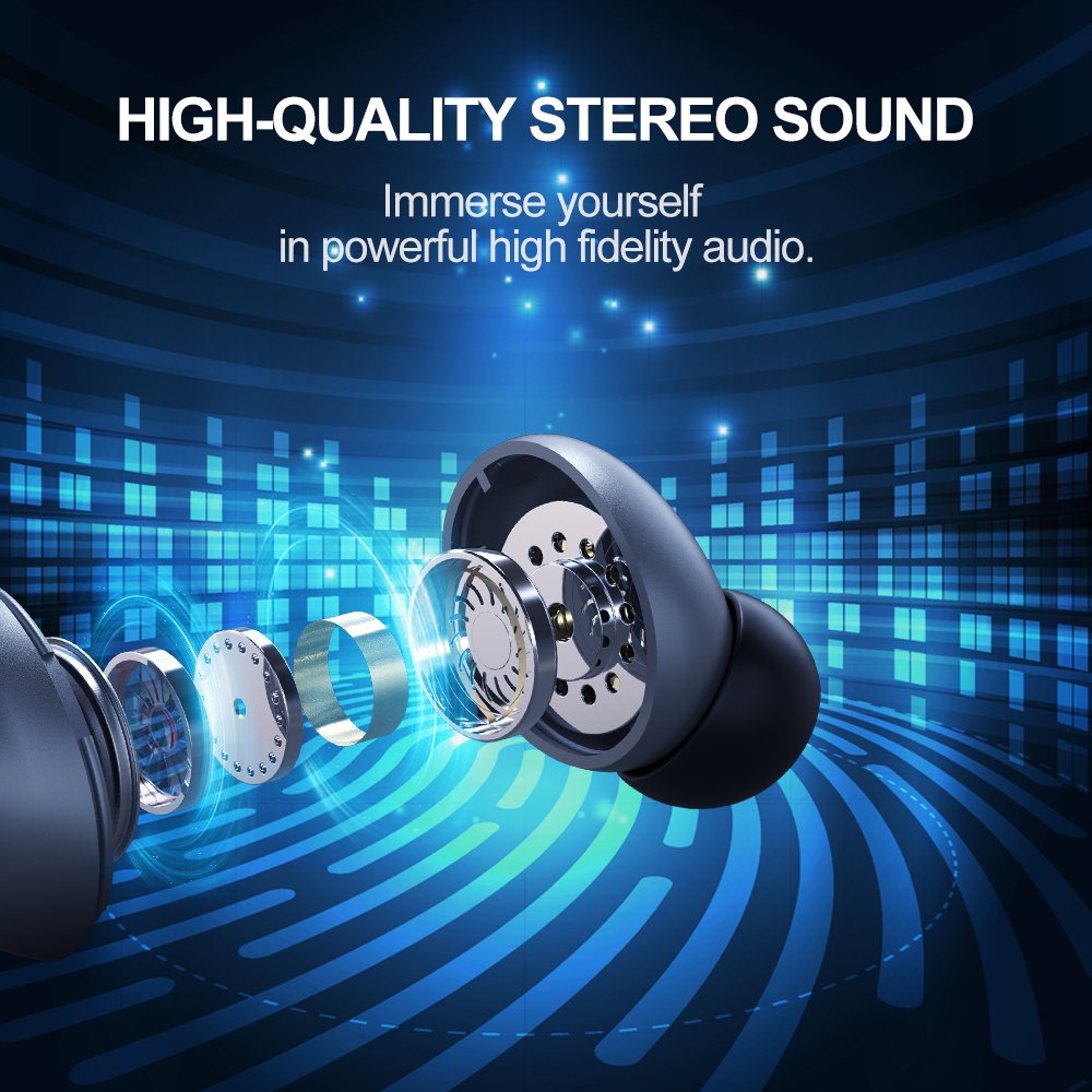 ANC pro earphones bulk headphones TWS wireless speaker earbuds noise cancel TWS headsets
