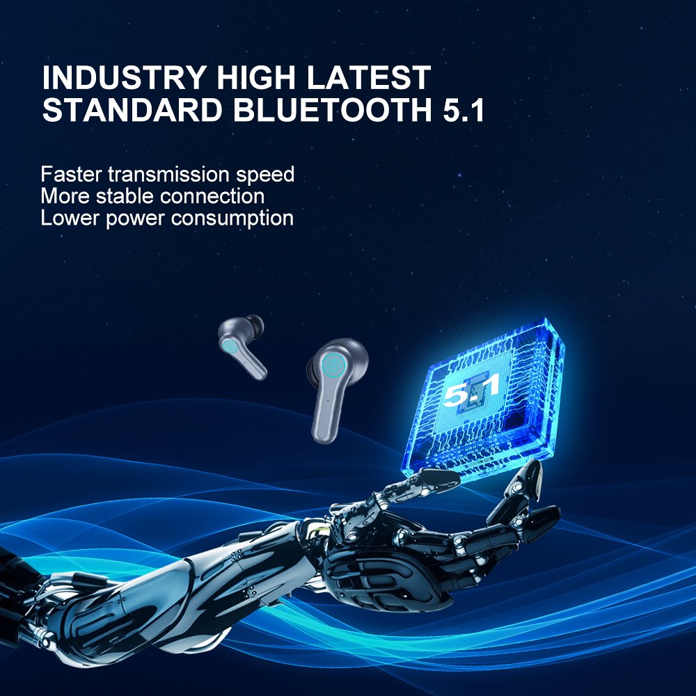 ANC pro earphones bulk headphones TWS wireless speaker earbuds noise cancel TWS headsets