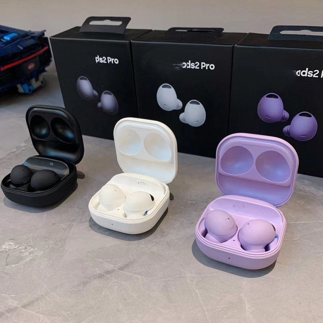 Portable Wireless Earphone TWS Earbuds In-ear Buds 2 pro Bluetooth Headphone LED Noise Cancelling for Hearing Aid