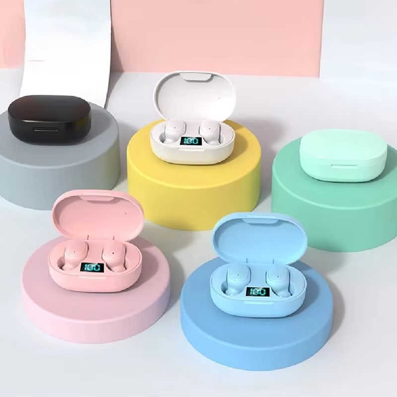 E6s Tws Mini bt5.3 Earphones Ear buds Stereo air buds TWS Noise Cancelling in-Ear Gaming Headphone with Mic Air A6S Earbuds