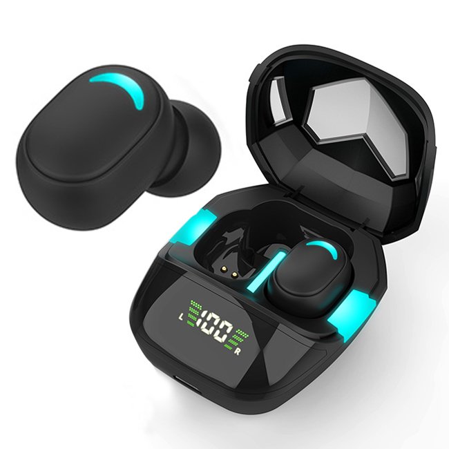 LED light Tws true wireless gaming headset noise cancelling G7S mini TWS earbuds in ear buds hifi audifonos earphone headphones