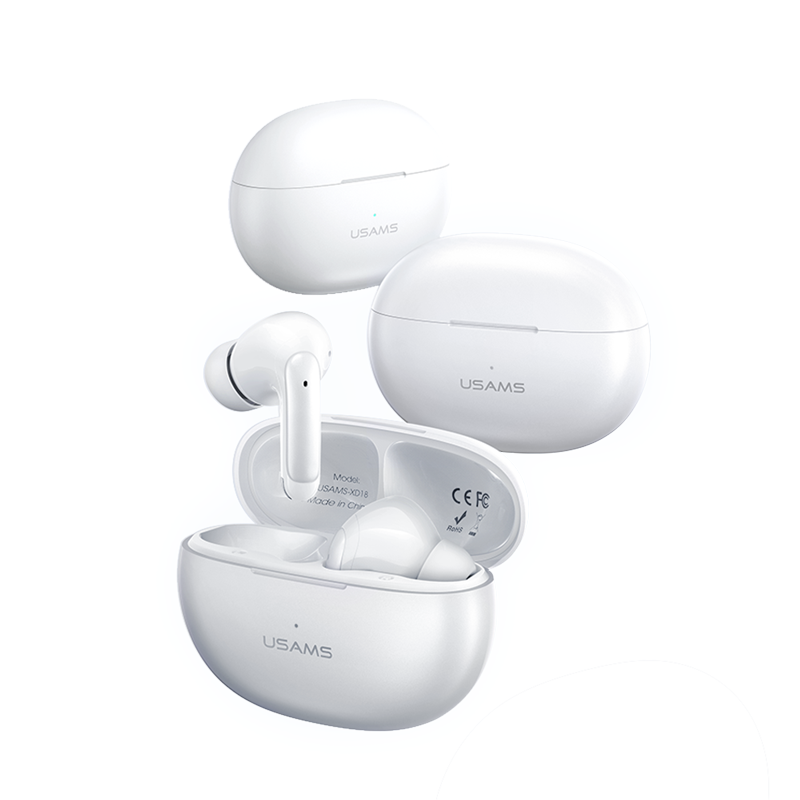 USAMS Oem Wholesale BT5.0 Earbuds Wireless TWS Earphone Headphones Gaming Wireless Earbuds for Cellphone