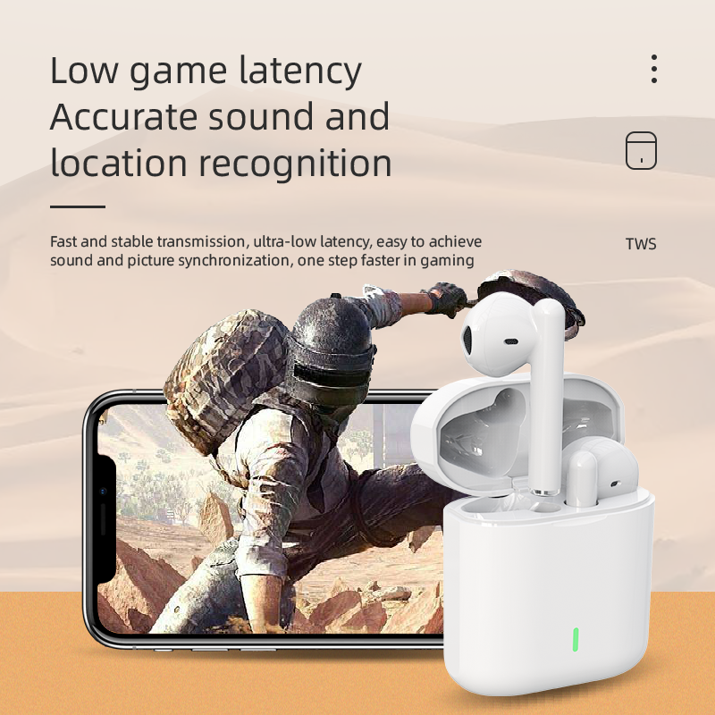 V77 TWS Headphones 5.2 ENC Noise Cancelling Headsets Gaming True Wireless Waterproof Sports Earphones Handsfree Bluetooth Earbud