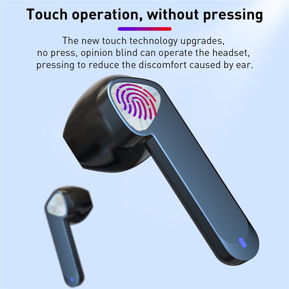 Dropshipping TWS Wireless BT V5.0 Earphones Microphone Charging Box Charger Mini Stereo Sport Wireless Earbuds BE36