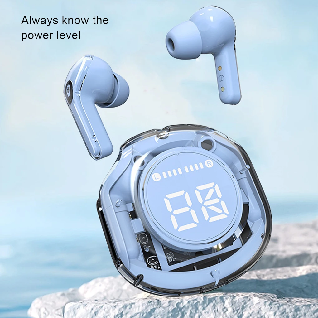 Tws wireless air 39 air39 air 31 air31 wireless tws transparent crystal gaming auriculares audifonos earbuds earphone headphone