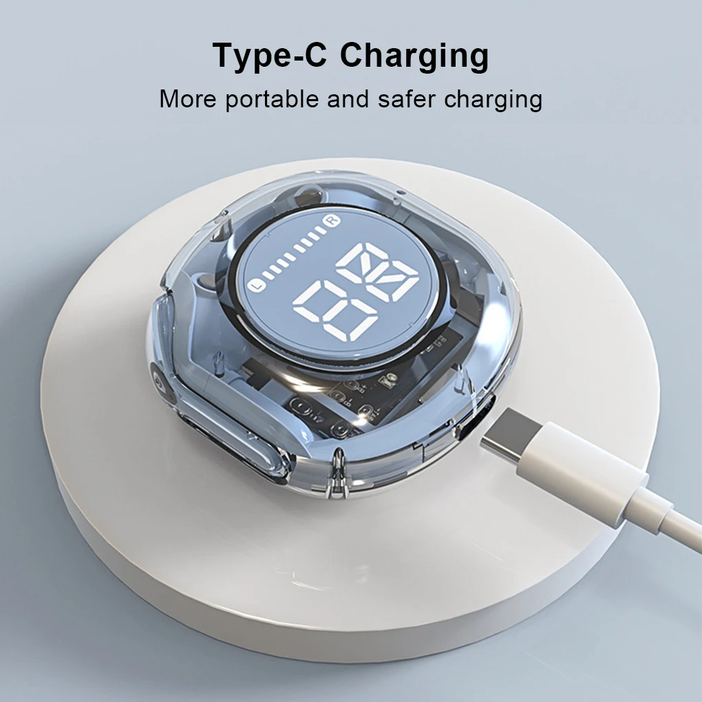 Tws wireless air 39 air39 air 31 air31 wireless tws transparent crystal gaming auriculares audifonos earbuds earphone headphone