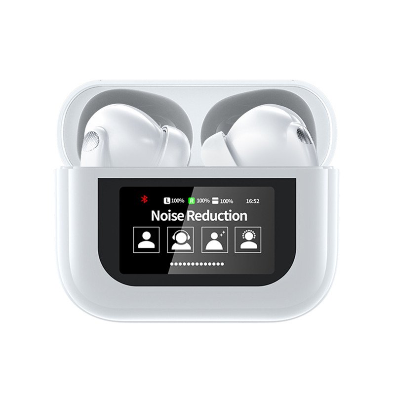 Lonvel V5.4 TWS YW07 Headphone Earphones ture wireless Noise Cancelling Wireless Earbud smart touch LCD Screen enc anc Headphone