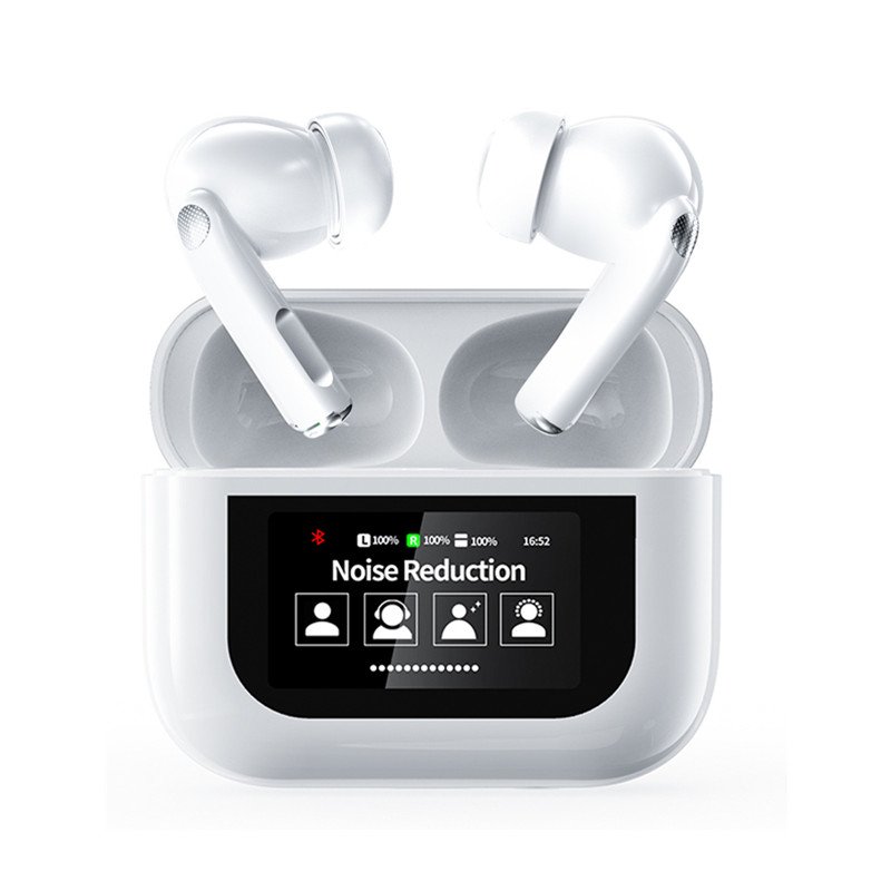 Lonvel V5.4 TWS YW07 Headphone Earphones ture wireless Noise Cancelling Wireless Earbud smart touch LCD Screen enc anc Headphone