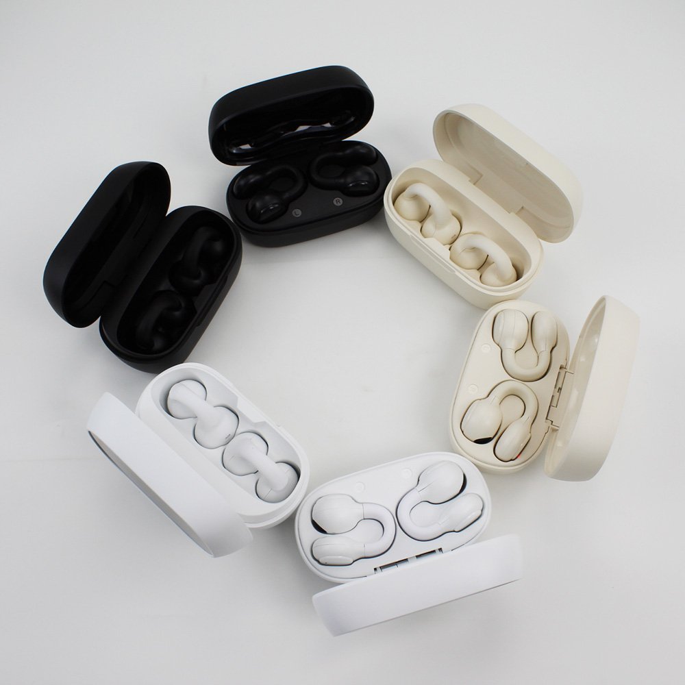 2024 Popular Noise Cancelling Ear Clip Earphones True Tws Wireless Earbuds Gaming Headphones Headset
