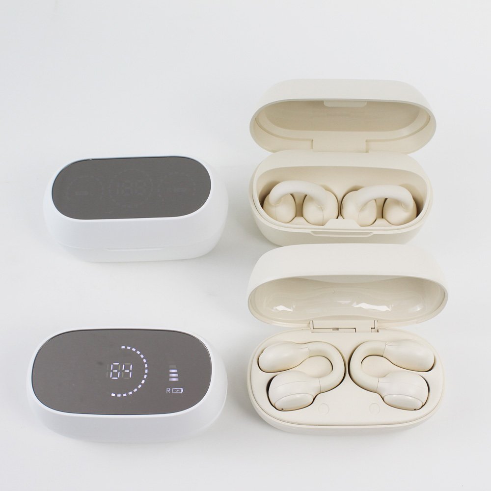 2024 Popular Noise Cancelling Ear Clip Earphones True Tws Wireless Earbuds Gaming Headphones Headset
