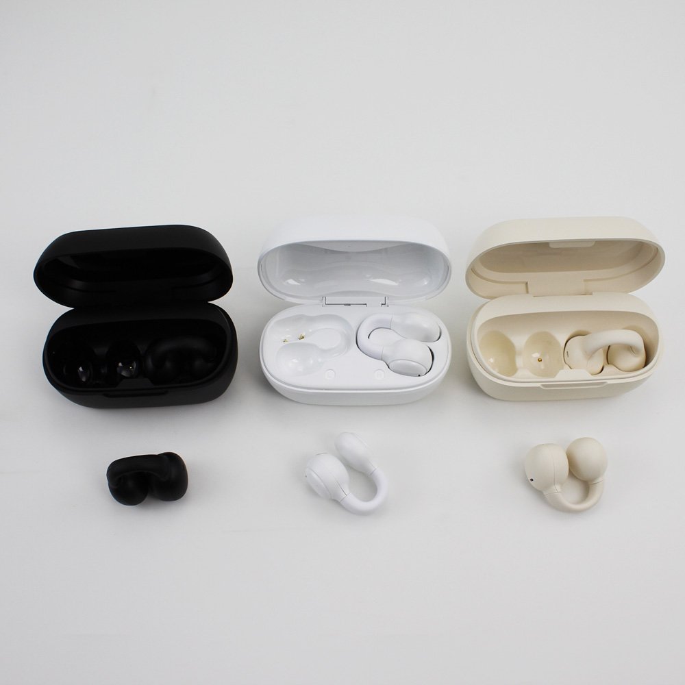2024 Popular Noise Cancelling Ear Clip Earphones True Tws Wireless Earbuds Gaming Headphones Headset