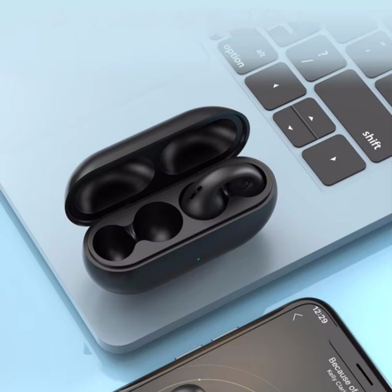 V5.3 Bone Conduction Active Noise-Canceling TWS Headset Waterproof HI-FI Stereo Earphones Long Battery Life Open-Ear Sports