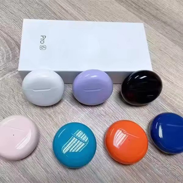Factory TWS pro6 PRO 6 Wireless Headphone Mini Smart Earphones in-Ear Headphones Waterproof Sports Wireless Earbuds Pro 6 tws
