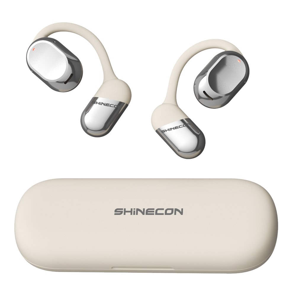 True Wireless Gaming Earphones LED Digital Display Battery Low Latency Motion E-Sports Bone Conduction Non-Noise Cancelling TWS