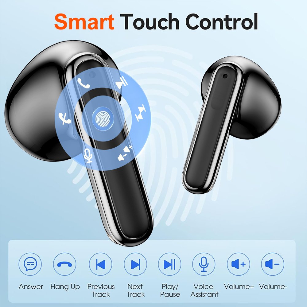 Wholesale Wireless Waterproof Sports 4 Mics Noise Cancelling Earbuds TWS Audionic Headphone 5 Hours Playtime Earphone