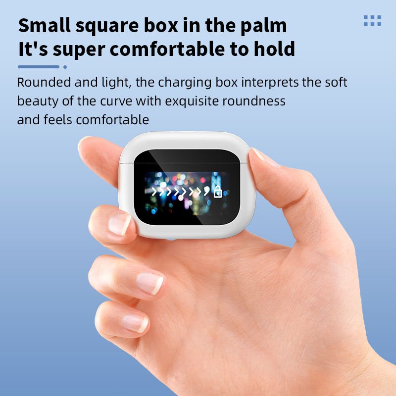 2024 New Design YX29 Wireless Bluetooth Earphones Smart Touch Control Screen Bluetooth v5.3 Earphones