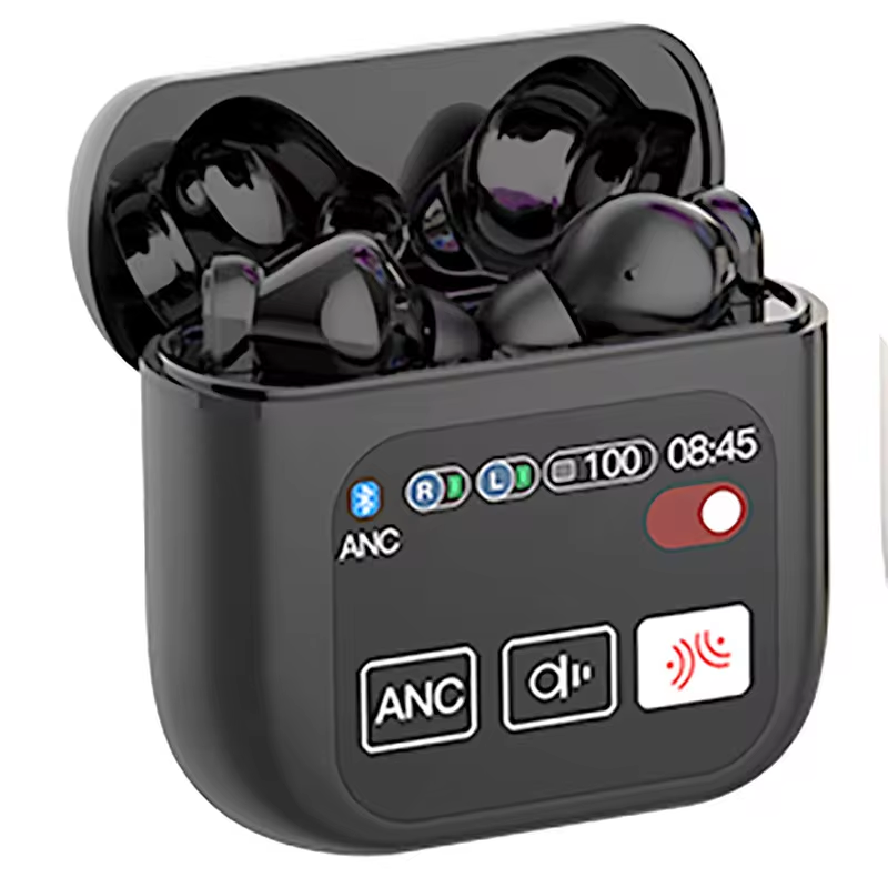 Se60 Tws Earphones Anc Enc Lcd Touch Screen True Wireless Earphones With Noise Cancelling Sport Earbuds Se 60