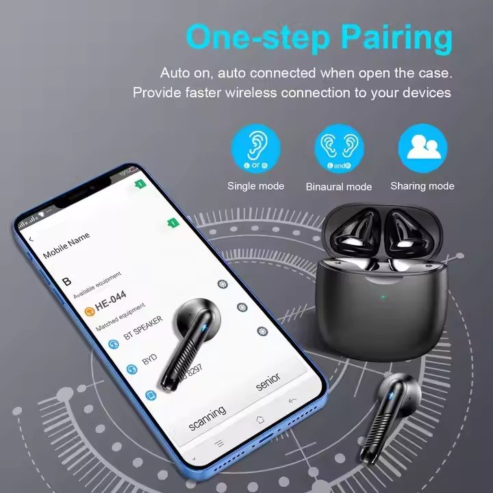 Bt 5.3 Mini Sport Earphone Wireless Earbuds Headset hearing aid headphone HiFi Stereo Noise Canceling Gaming Earbuds with Mic