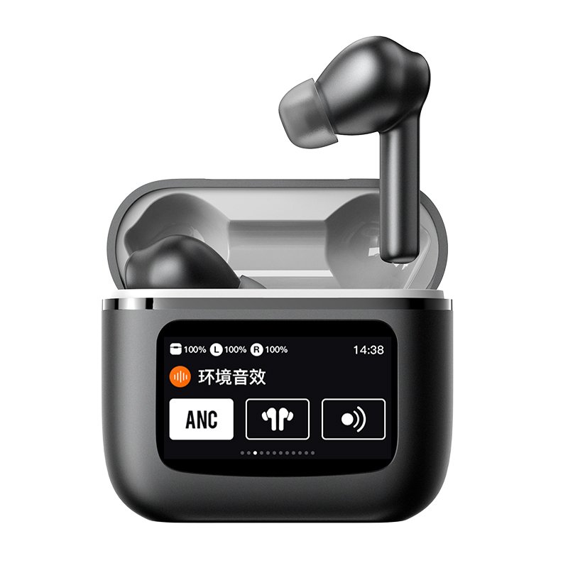 New Design Good Quality Bluetooth Sports Tcs Active Color Led Screen Noise Cancelling TWS Earphones and Headphones