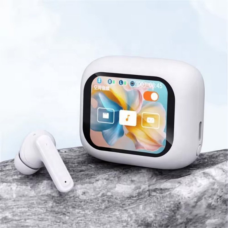 Touch LCD screen tws M6 tws hifi earbuds tws auricular Headsets Headphone Waterproof Sports Fitness Earring Wireless Earphone