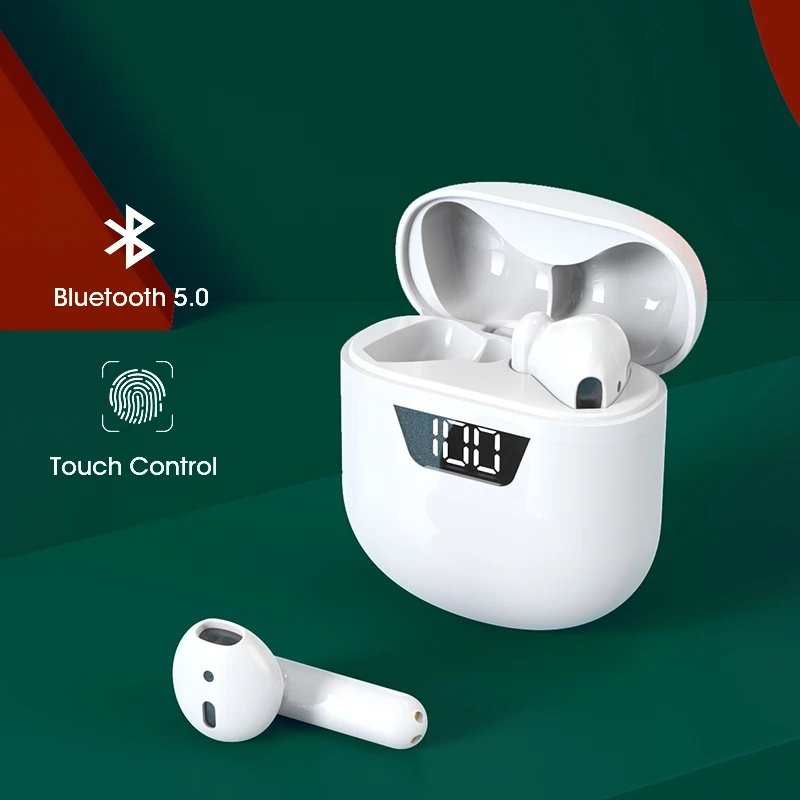 2022 Factory Direct TWS J55 Wireless Headphones High Quality Noise Cancelling Earbuds for All Smartphones