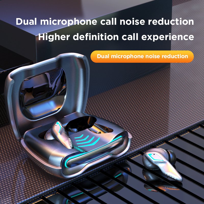 Active Noise Cancelling TWS Earphones with High Sound Quality Wireless Earphone Gaming Earphone Factory Supply