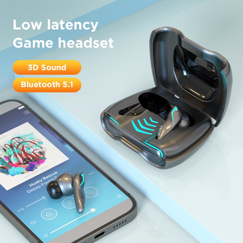Active Noise Cancelling TWS Earphones with High Sound Quality Wireless Earphone Gaming Earphone Factory Supply