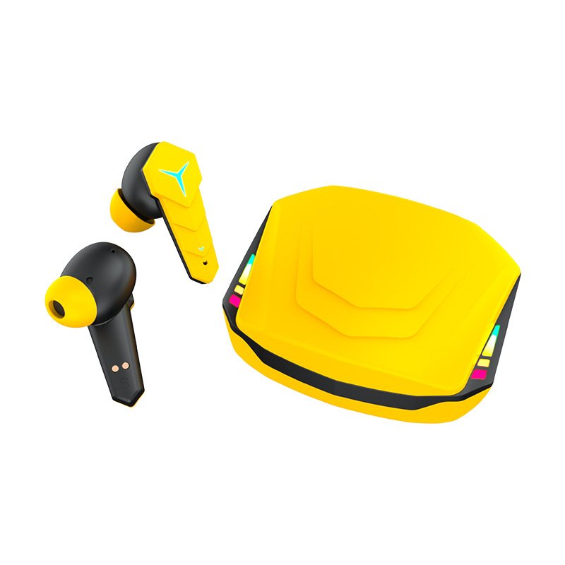 New Tws Earphones Gaming Headsets Low Latency Wireless Headphones Stereo Bass Music Game Earbuds With Mic Rgb Light