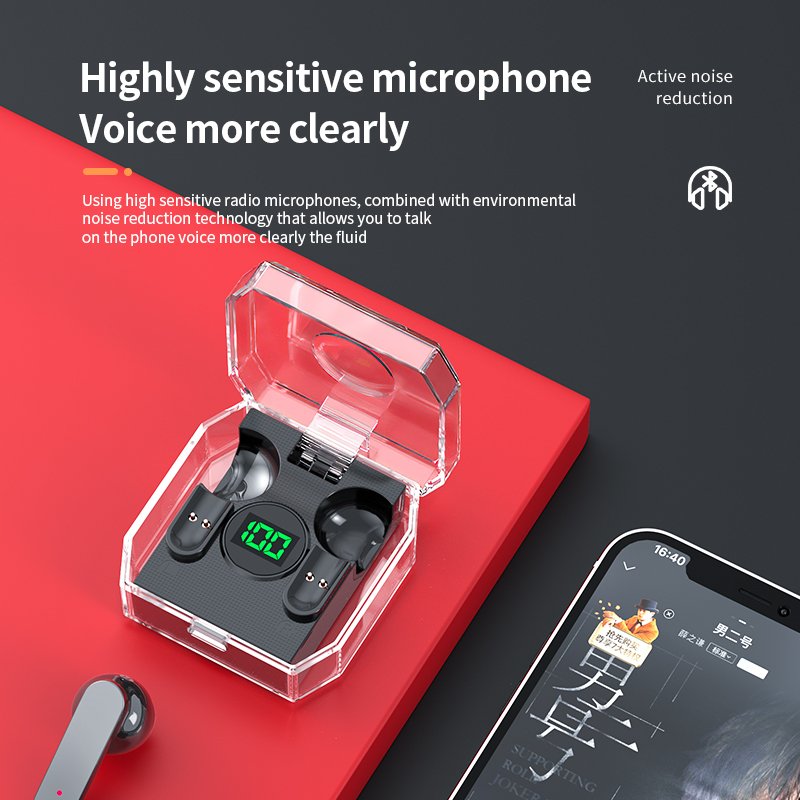 K30 USA Noise Cancelling TWS Earphones and Headphone Hot Sale In-ear Earphones & Headphones